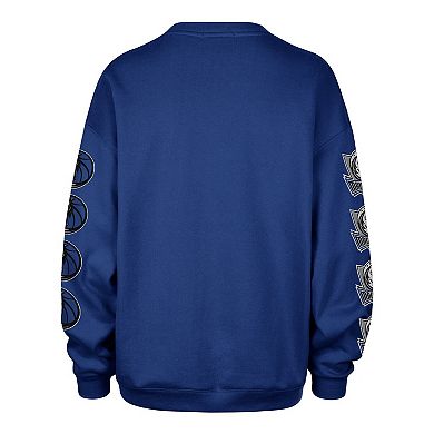 Women's '47 Blue Dallas Mavericks Go Big Oversized Sweatshirt