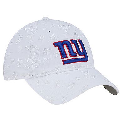 Women's New Era White New York Giants Floral 9TWENTY Adjustable Hat