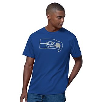 Men's Starter College Navy Seattle Seahawks Thursday Night Gridiron T-Shirt