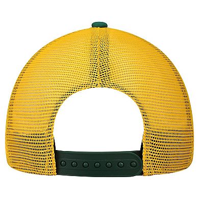 Youth New Era White/Green Green Bay Packers Streak 9FORTY A-Frame Adjustable Hat