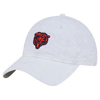 Women's New Era White Chicago Bears Floral 9TWENTY Adjustable Hat