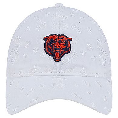 Women's New Era White Chicago Bears Floral 9TWENTY Adjustable Hat