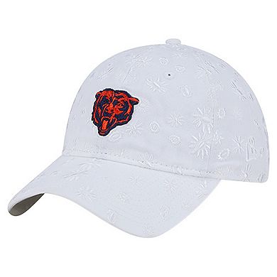 Women's New Era White Chicago Bears Floral 9TWENTY Adjustable Hat