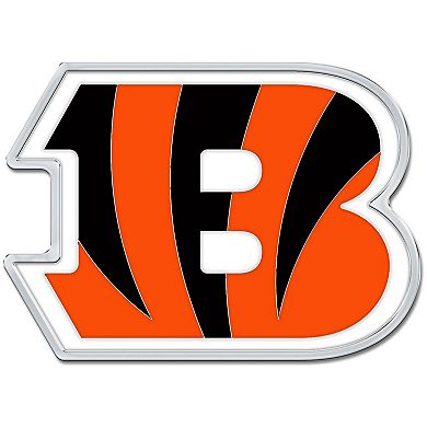 WinCraft Cincinnati Bengals Colored Chrome Auto Emblem