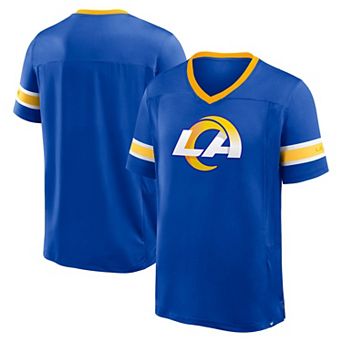 Men's Fanatics Royal Los Angeles Rams Hometown Premium Hashmark V-Neck T-Shirt