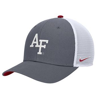 Men's Nike Silver Air Force Falcons Rivalry Rise Adjustable Trucker Hat