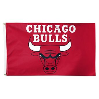 WinCraft Chicago Bulls 3' x 5' Single-Sided Deluxe Secondary Team Logo Flag
