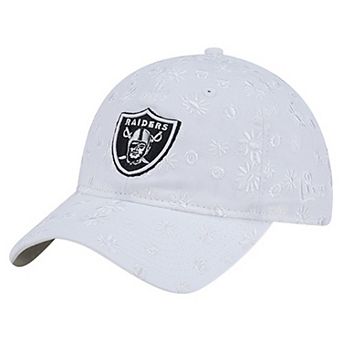 Women's New Era White Las Vegas Raiders Floral 9TWENTY Adjustable Hat