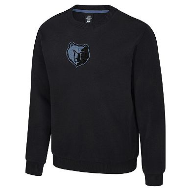 Unisex Stadium Essentials Black Memphis Grizzlies Club Level Chenille Sweatshirt