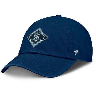 Women's Fanatics Deep Sea Blue Seattle Kraken Authentic Pro Rink Adjustable Hat