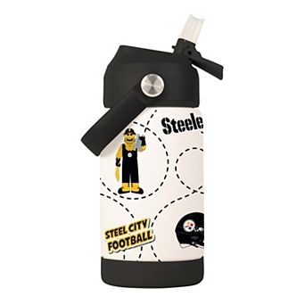 Logo Brands Pittsburgh Steelers 12oz. Mascot Bottle