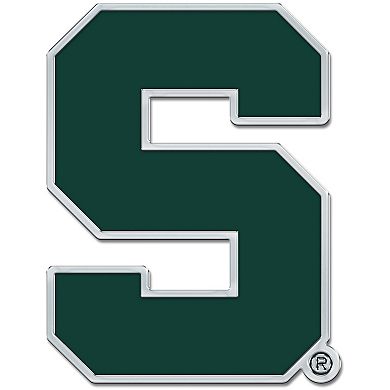 WinCraft Michigan State Spartans Colored Chrome Auto Emblem