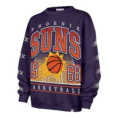 Women's '47 Purple Phoenix Suns Go Big Oversized Sweatshirt