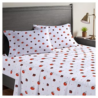 Pegasus Cleveland Browns Four-Piece Queen Sheet Set