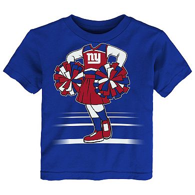 Girls Toddler Outerstuff Royal New York Giants Game Fit T-Shirt