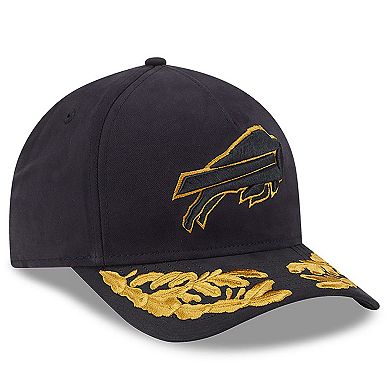 Men's New Era x Alpha Industries Black Buffalo Bills A-Frame 9FORTY Adjustable Hat