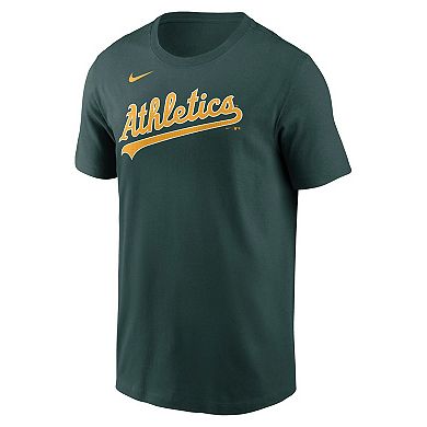 Men's Nike Nick Kurtz Green Athletics Fuse Name & Number T-Shirt