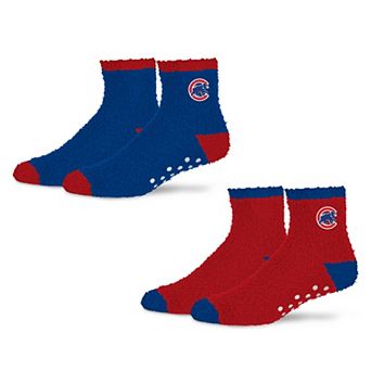 Women's Starter Royal/Red Chicago Cubs Home and Away Cozy Socks 2 Pack
