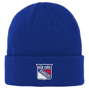 Youth Outerstuff Royal New York Rangers 2.0 Essential Cuffed Knit Hat