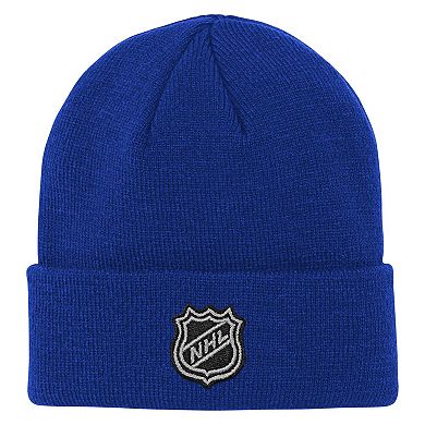 Youth Outerstuff Royal New York Rangers 2.0 Essential Cuffed Knit Hat