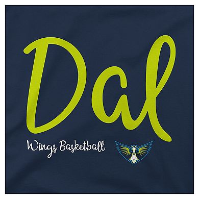 Women's Stadium Essentials Navy Dallas Wings Third Quarter T-Shirt