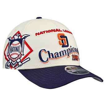 Men's New Era Cream/Navy San Diego Padres World Series 9FORTY M-Crown A-Frame Adjustable Hat