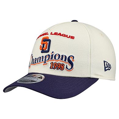 Men's New Era Cream/Navy San Diego Padres World Series 9FORTY M-Crown A-Frame Adjustable Hat