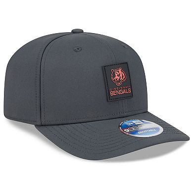 Men's New Era Charcoal Cincinnati Bengals 2025 Sideline Cold Weather 9SEVENTY Adjustable Hat