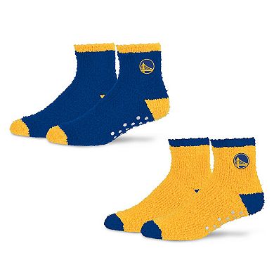 Women's Starter Royal/Gold Golden State Warriors Home and Away Cozy Socks 2 Pack