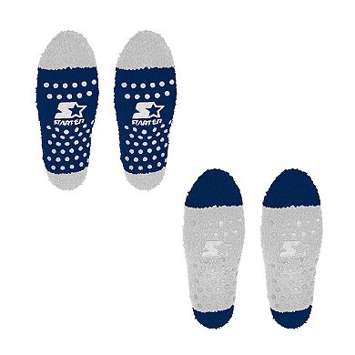 Women's Starter Blue/White Toronto Maple Leafs Home and Away Cozy Socks 2 Pack