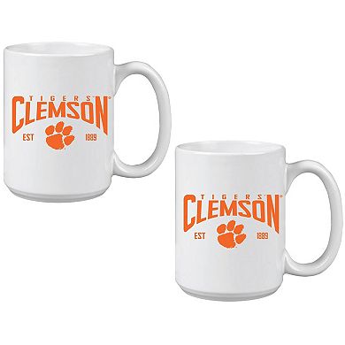 Clemson Tigers 15oz. Mug Two-Pack