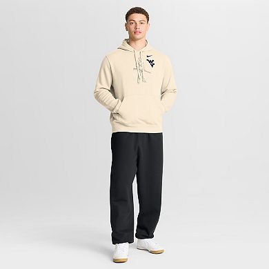 Men's Nike Cream West Virginia Mountaineers Campus Shadow Hoodie