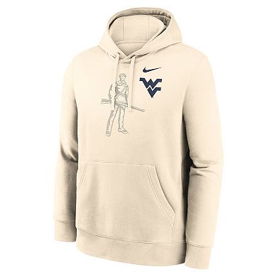 Men's Nike Cream West Virginia Mountaineers Campus Shadow Hoodie