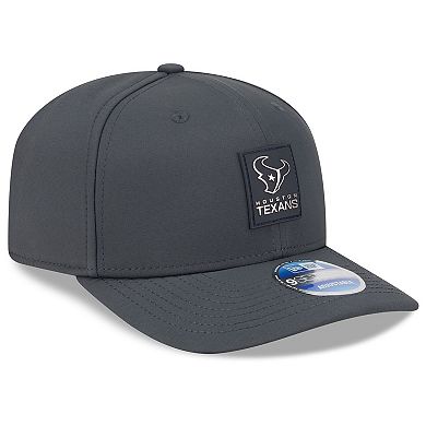 Men's New Era Charcoal Houston Texans 2025 Sideline Cold Weather 9SEVENTY Adjustable Hat