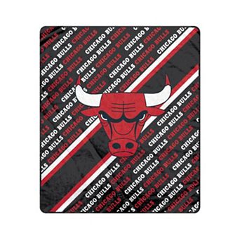 Pegasus Chicago Bulls 50" x 60" Diagonal Lined Wordmark Ultra Soft Blanket