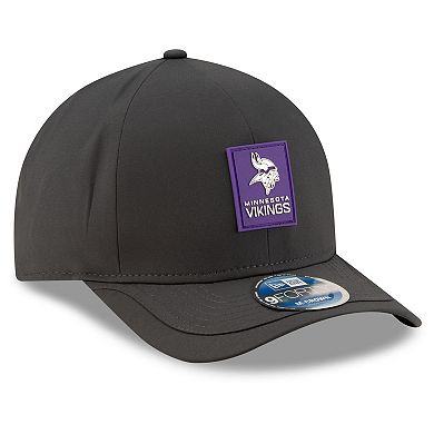 Men's New Era Charcoal Minnesota Vikings 2025 Sideline Cold Weather 9FORTY M-Crown Adjustable Hat