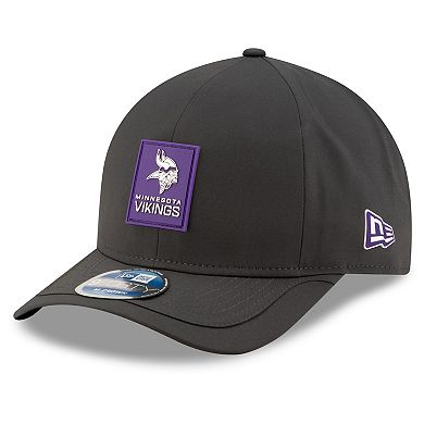 Men's New Era Charcoal Minnesota Vikings 2025 Sideline Cold Weather 9FORTY M-Crown Adjustable Hat