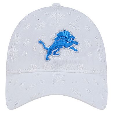 Women's New Era White Detroit Lions Floral 9TWENTY Adjustable Hat