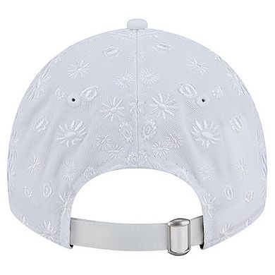 Women's New Era White Detroit Lions Floral 9TWENTY Adjustable Hat