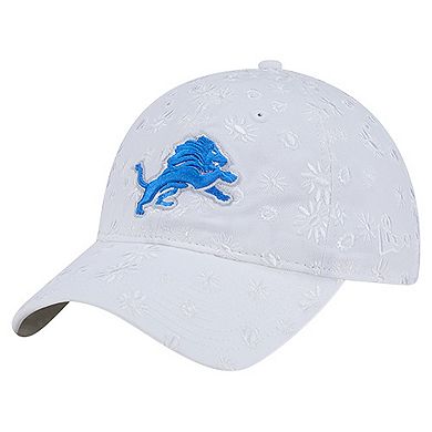 Women's New Era White Detroit Lions Floral 9TWENTY Adjustable Hat