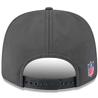 Men's New Era Charcoal Philadelphia Eagles 2025 Sideline Cold Weather 9SEVENTY Adjustable Hat