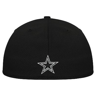 Men's New Era Black Dallas Cowboys Scoreboard 39THIRTY Flex Hat