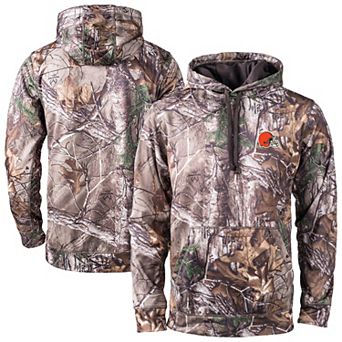 Men's Dunbrooke Camo Cleveland Browns Champion Tech Fleece Hoodie