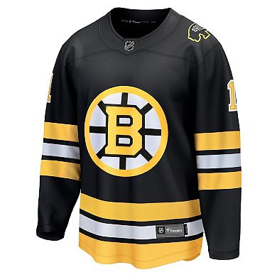 Men's Fanatics Jeremy Swayman Black Boston Bruins Home Breakaway Player Jersey