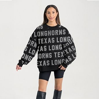 Women's Gameday Couture Black Texas Longhorns Hype Era Sweatshirt