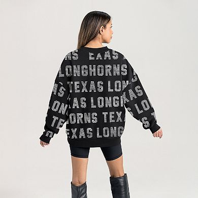 Women's Gameday Couture Black Texas Longhorns Hype Era Sweatshirt