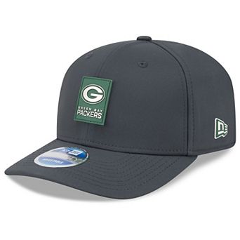 Men's New Era Charcoal Green Bay Packers 2025 Sideline Cold Weather 9SEVENTY Adjustable Hat