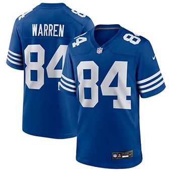 Men's Nike Tyler Warren Royal Indianapolis Colts Alternate Game Jersey