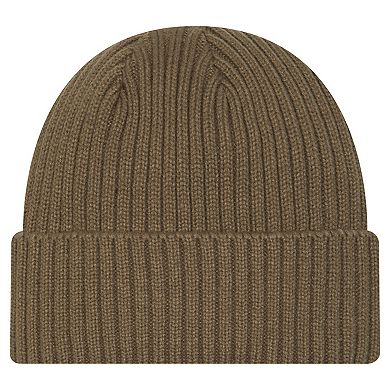 Men's New Era Olive Denver Nuggets Color Pack Cuffed Knit Hat