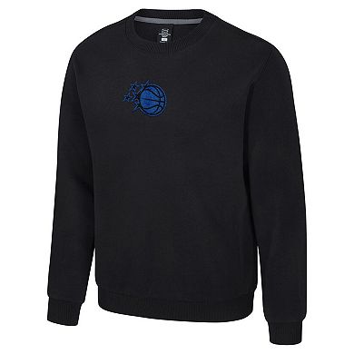 Unisex Stadium Essentials Black Orlando Magic Club Level Chenille Sweatshirt